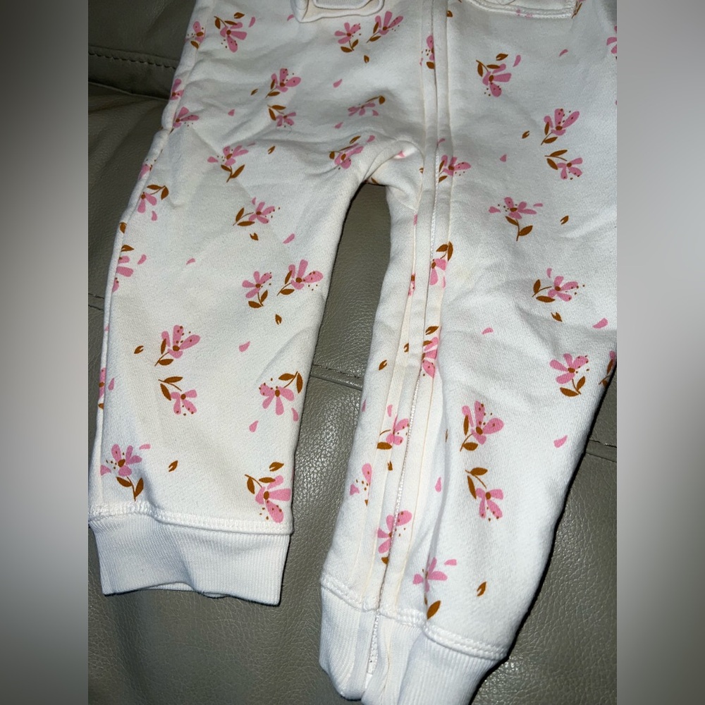 Baby GAP Floral Hooded Onesie 18-24 months - Picture 6 of 9